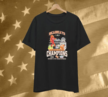 Sam Houston Bearkats Football Champions R L Carriers New Orleans Bowl Mascot T-Shirt