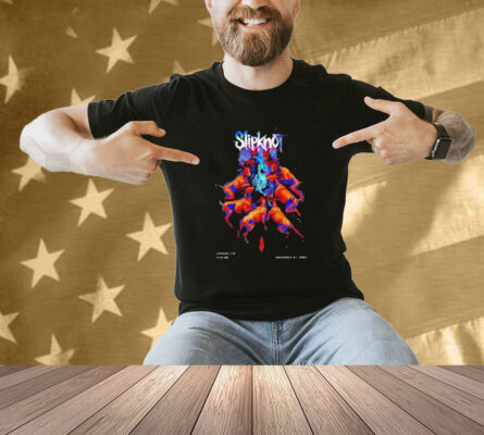Slipknot The 02 In London, UK Dec 21 2024 Tour Shirt