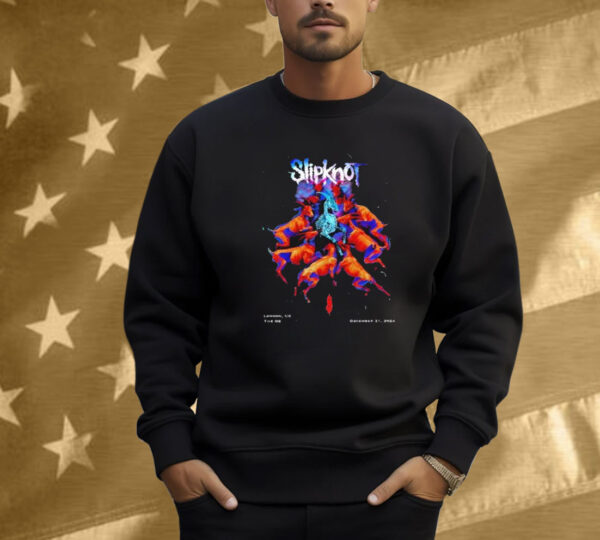 Slipknot The 02 In London, UK Dec 21 2024 Tour Shirt