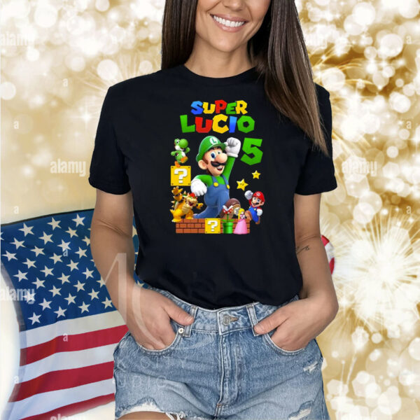 Super Luigi Birthday Boy Shirt