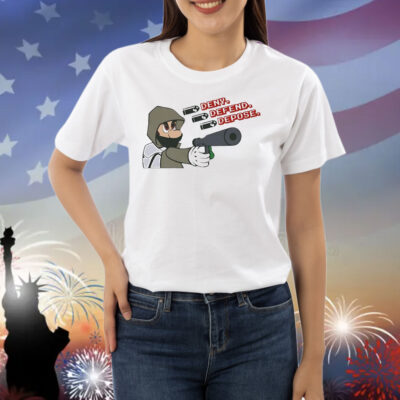 Super Mario Bros Luigi Deny Defend Depose Shirt
