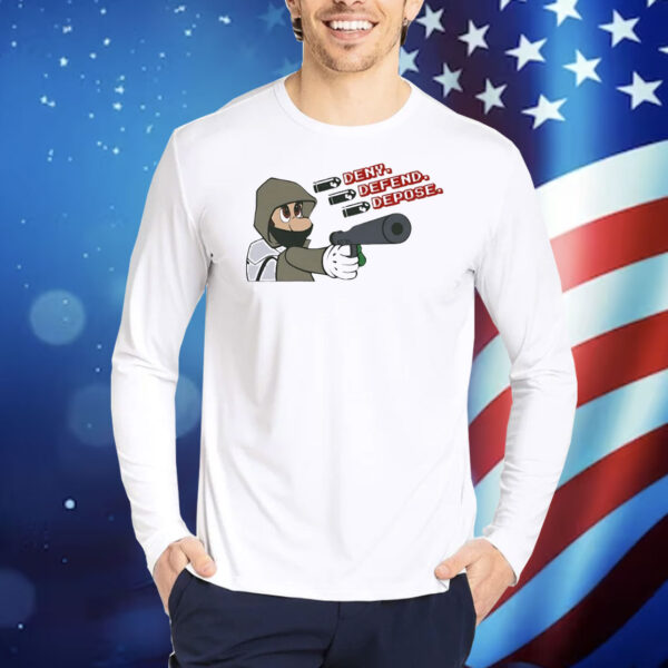 Super Mario Bros Luigi Deny Defend Depose Shirt