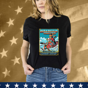 The Infamous Stringdusters 2025 Tour Ski Dust Skeleton T-Shirt