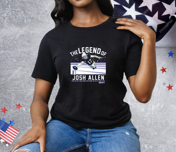 The Legend Of Josh Allen Tee Shirt