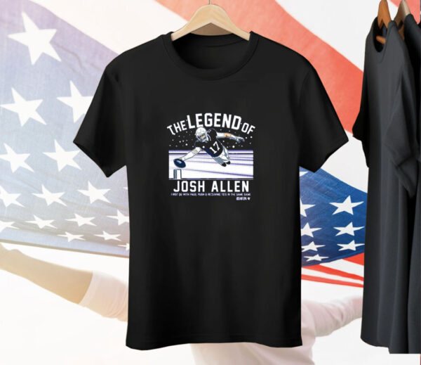 The Legend Of Josh Allen Tee Shirt