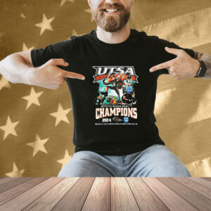 UTSA Roadrunners Celebrations 2024 Champions Of Myrtle Beach Bowl Mascot NCAA Bowl Games 2024-2025 Shirt