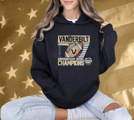 Vanderbilt Commodores 2024 Birmingham Bowl Champions T-Shirt