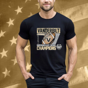 Vanderbilt Commodores 2024 Birmingham Bowl Champions T-Shirt