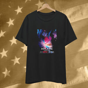 Vi And Jinx Arcane Season 2 Releasing In November Only On Netflix 2024 T-Shirt