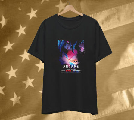 Vi And Jinx Arcane Season 2 Releasing In November Only On Netflix 2024 T-Shirt