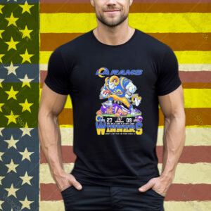 Los Angeles LA Rams Stomp Minnesota Vikings Winners NFC Wild Card Playoff 2025 NFL Mascot T-Shirt