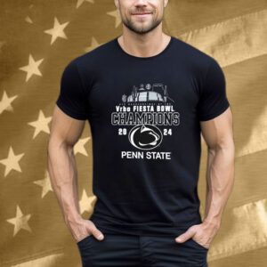 Penn State Nittany Lions College Football Playoff VRBO Fiesta Bowl Champions 2024 2025 T-Shirt