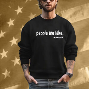 People Are Fake Mr Anderson Tee Shirt