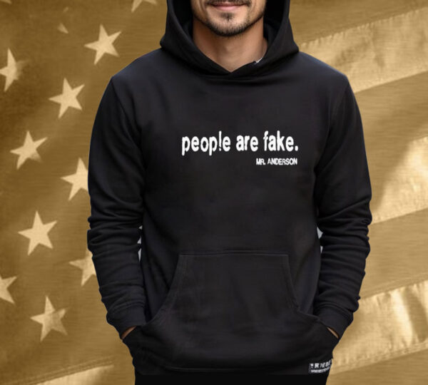 People Are Fake Mr Anderson Tee Shirt