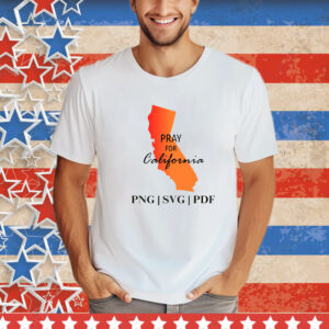 Pray For California Design, Los Angeles T-Shirt