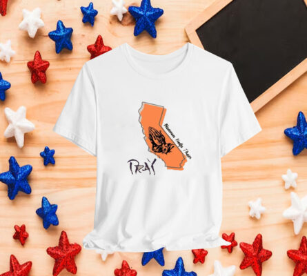 Pray For Los Angeles California Heaven Help Them T-Shirt