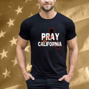 Pray for California Svg Pray For Los Angeles California Png T-Shirt