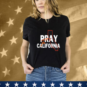 Pray for California Svg Pray For Los Angeles California Png T-Shirt