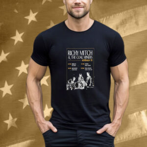 Richy Mitch & The Coal Miners Australia 2024 Tour T-Shirt