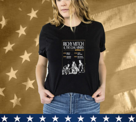 Richy Mitch & The Coal Miners Australia 2024 Tour T-Shirt