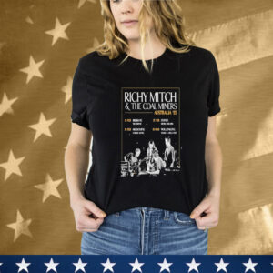 Richy Mitch & The Coal Miners Australia 2024 Tour T-Shirt