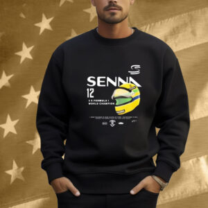 Senna 12 3X Formula 1 World Champions 2025 T-Shirt