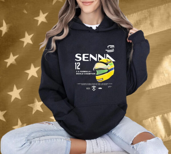 Senna 12 3X Formula 1 World Champions 2025 T-Shirt