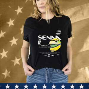 Senna 12 3X Formula 1 World Champions 2025 T-Shirt