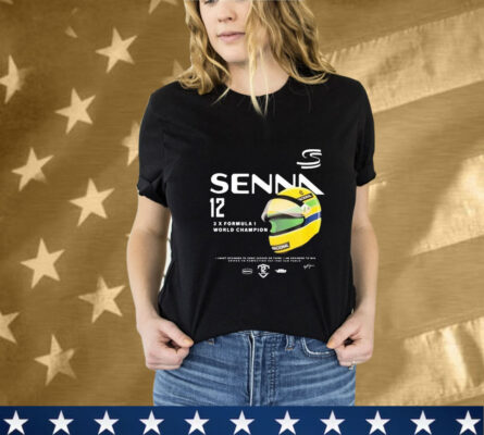 Senna 12 3X Formula 1 World Champions 2025 T-Shirt