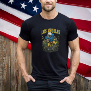 Skeleton Los Angeles Football Los Angeles T-Shirt