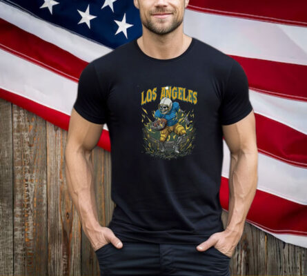 Skeleton Los Angeles Football Los Angeles T-Shirt