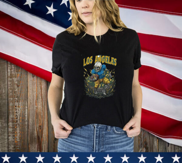 Skeleton Los Angeles Football Los Angeles T-Shirt