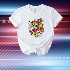 Softball smiley face retro T-Shirt