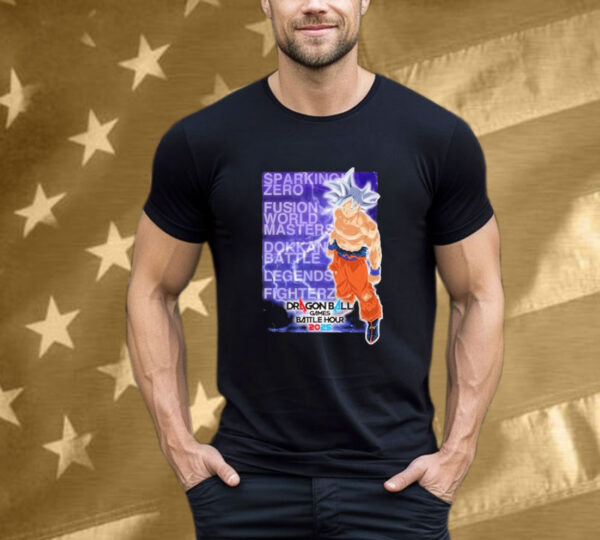 Son Goku Sparking Zero Fusion World Masters Dokkan Battle Legends Fighterz Dragon Ball Games Battle Hour T-Shirt