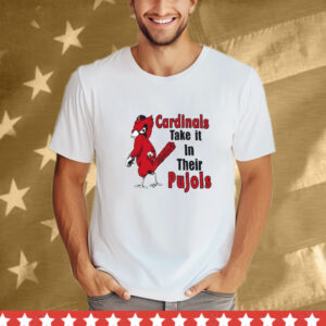 St Louis Cardinals Cardinal Take It In Their Pujols Mascot T-Shirt