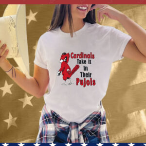 St Louis Cardinals Cardinal Take It In Their Pujols Mascot T-Shirt