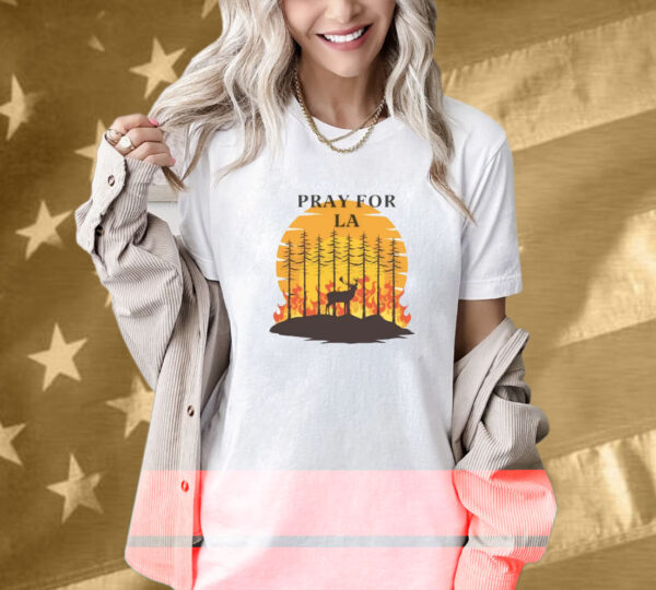 Strong Matching Forest Tee LA Graphic T-Shirt