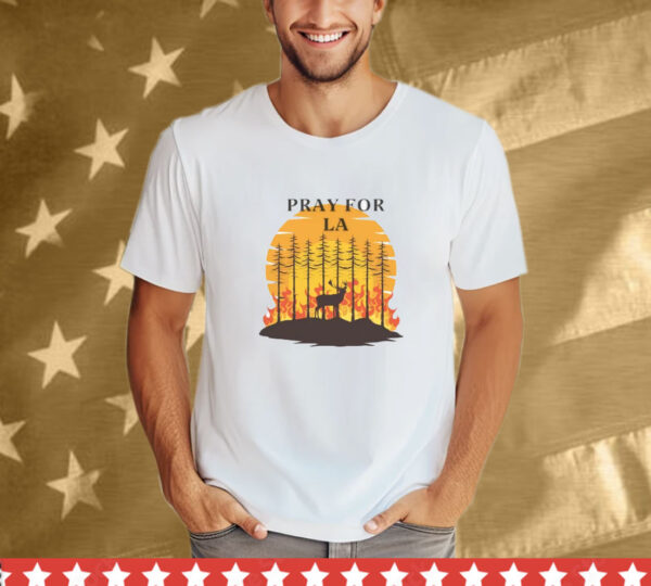 Strong Matching Forest Tee LA Graphic T-Shirt