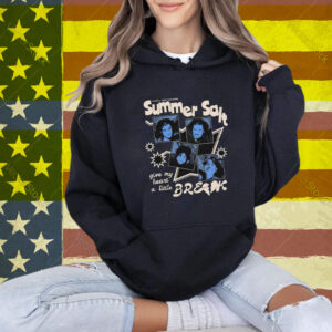 Summer Salt Choral Reef Rockers Give My Heart A Little Break Four Faces T-Shirt