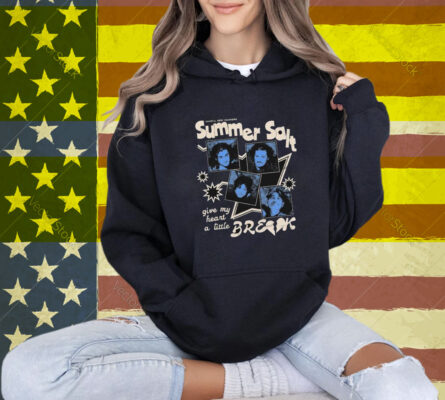 Summer Salt Choral Reef Rockers Give My Heart A Little Break Four Faces T-Shirt