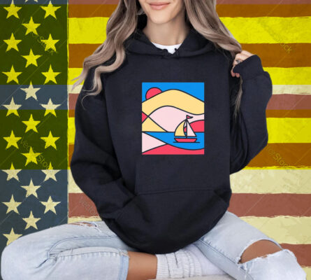 Summer Salt Geometric Sailboat T-Shirt