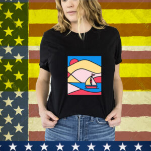 Summer Salt Geometric Sailboat T-Shirt