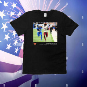 Terry McLaurin Washington Commanders Vs Detroit Lions NFL Playoffs Flash Features NFC Divisional Round T-Shirt