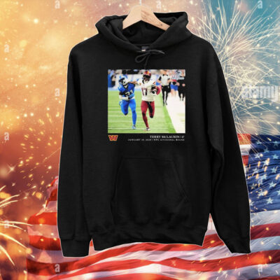 Terry McLaurin Washington Commanders Vs Detroit Lions NFL Playoffs Flash Features NFC Divisional Round T-Shirt