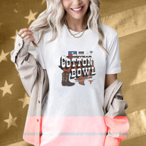 Texas Longhorns College Football Playoff 2025 Goodyear Cotton Bowl Classic Bound Boots T-Shirt