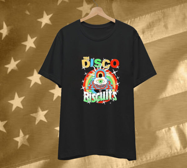 The Disco Biscuits NYE 2025 Eye Rainbow Tee Shirt