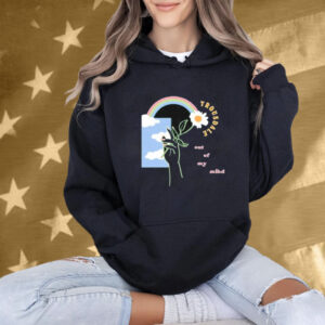 Trousdale Out of My Mind Flower Rainbow Sky T-Shirt