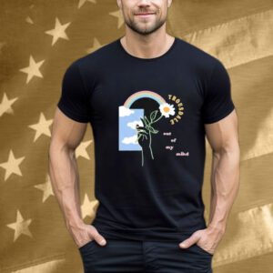 Trousdale Out of My Mind Flower Rainbow Sky T-Shirt
