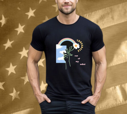 Trousdale Out of My Mind Flower Rainbow Sky T-Shirt