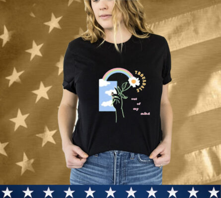 Trousdale Out of My Mind Flower Rainbow Sky T-Shirt